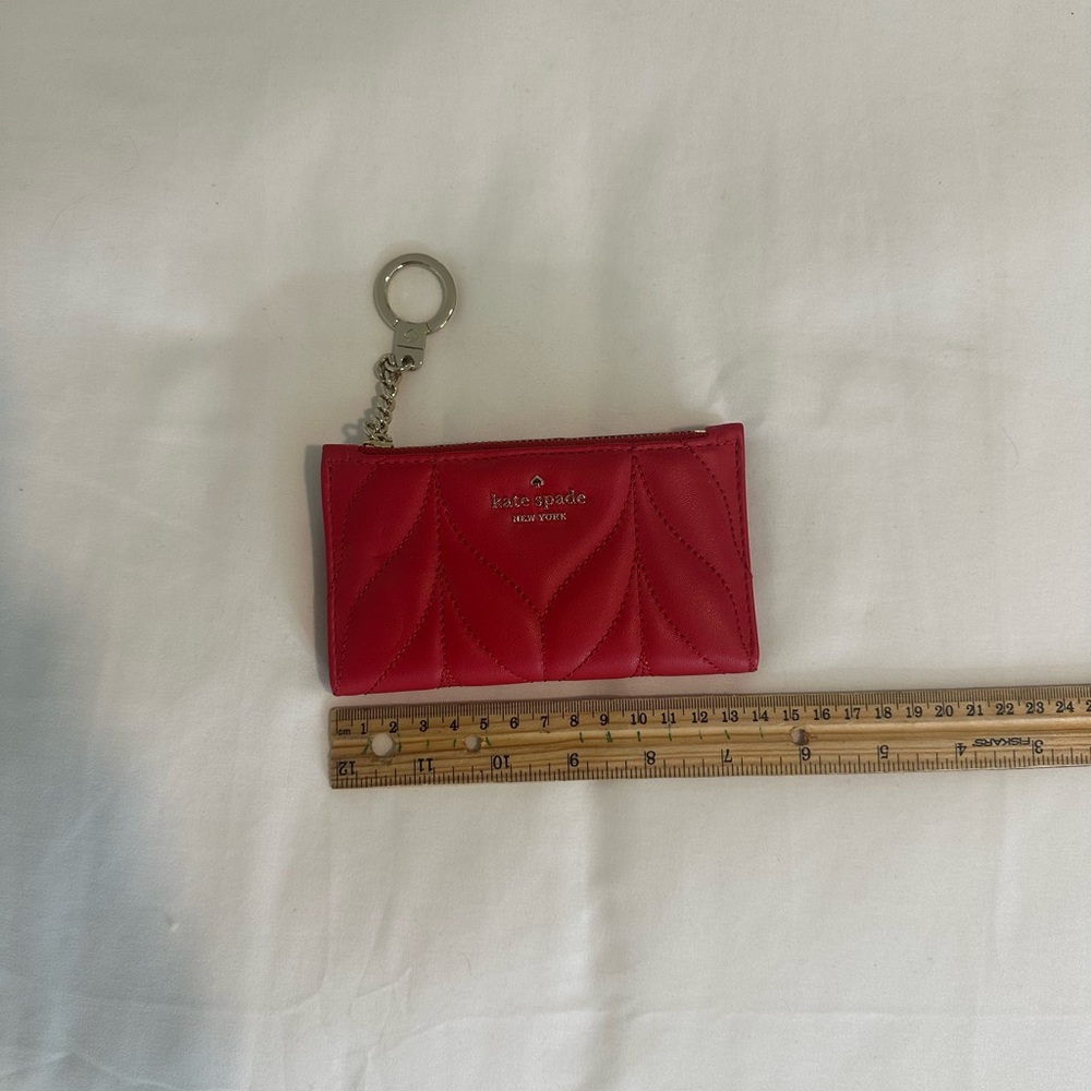 Kate Spade Red Keychain Wallet